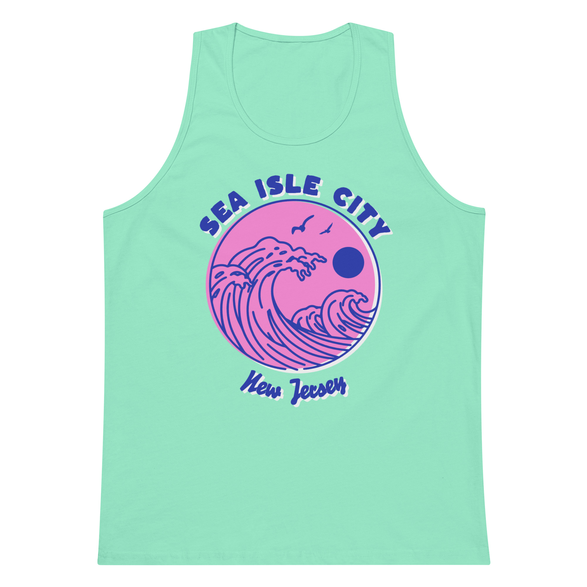 Sea Isle City Men’s premium tank top - Image 2