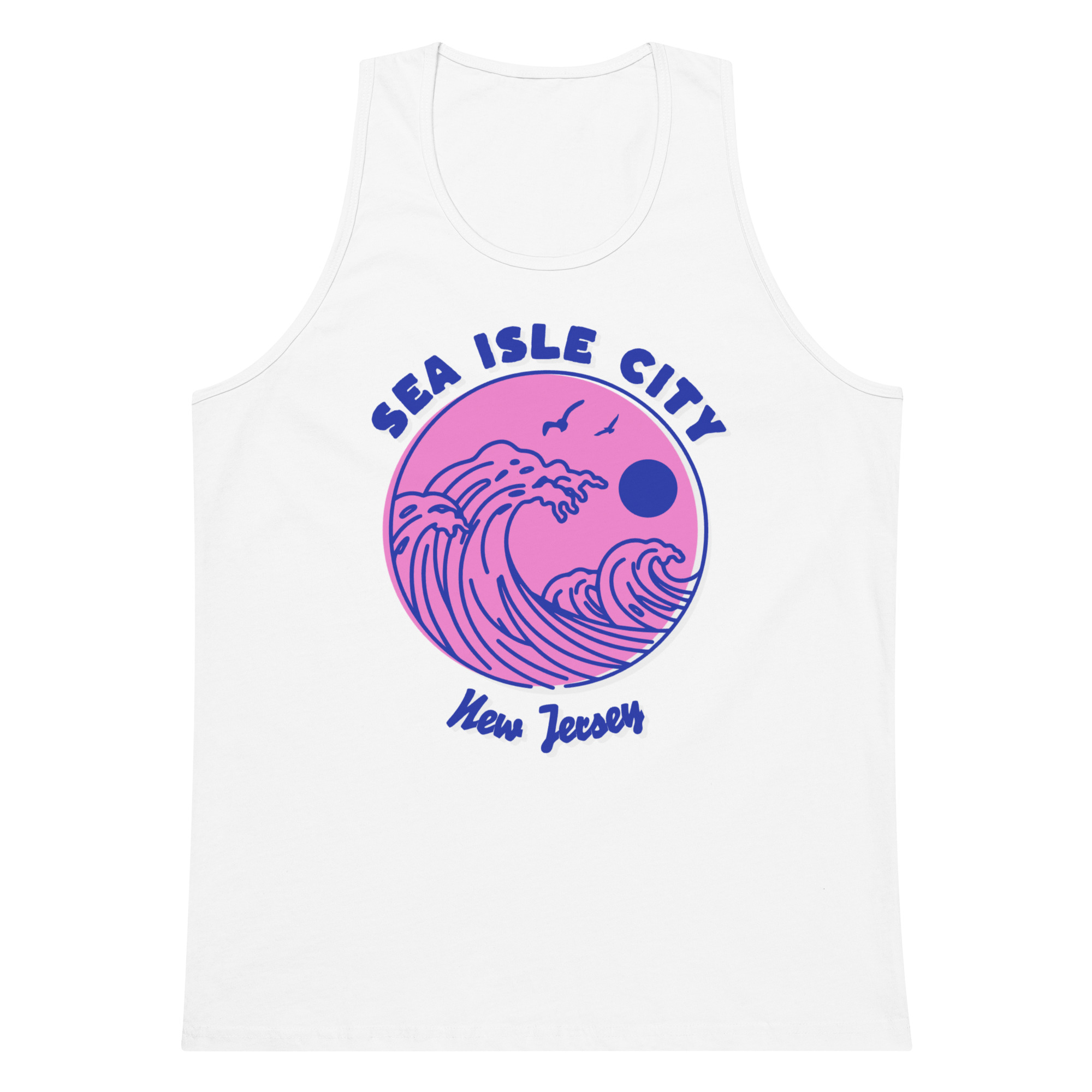 Sea Isle City Men’s premium tank top - Image 3