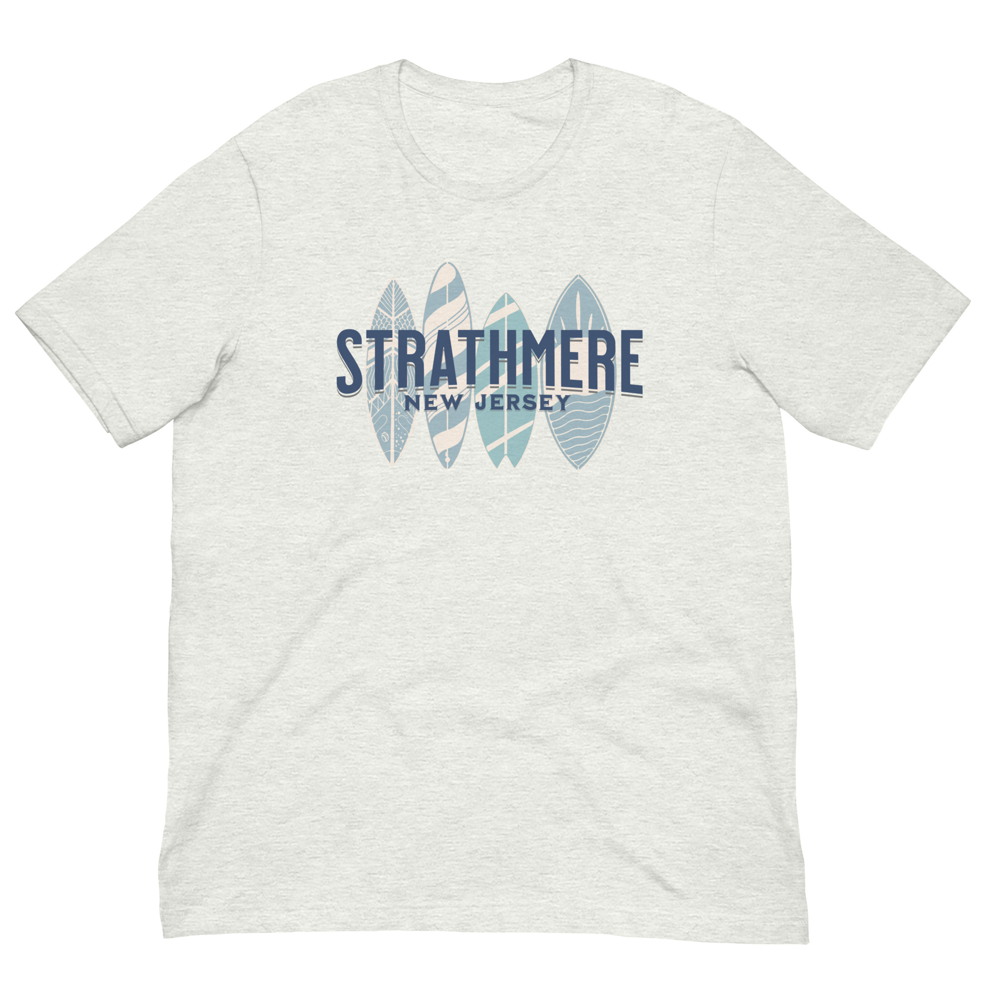 Strathmere surf board Unisex t-shirt - Image 4