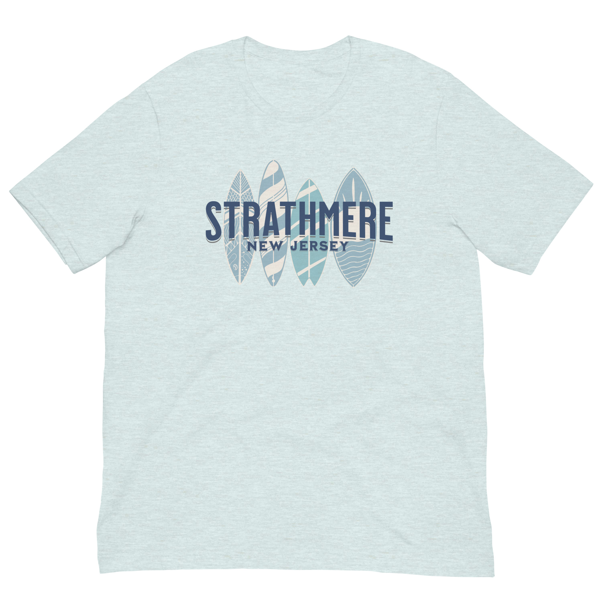Strathmere surf board Unisex t-shirt