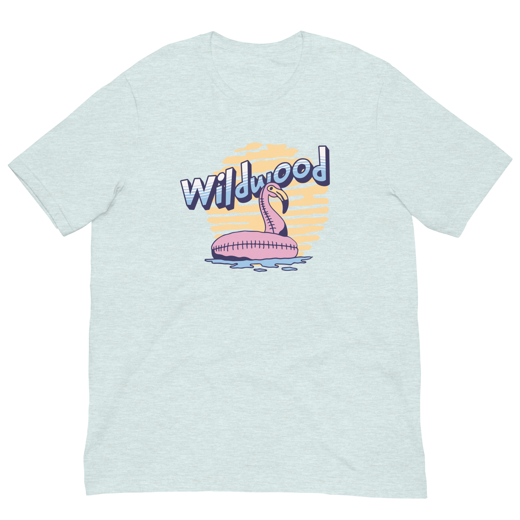 Wildwood flamingo float Unisex t-shirt - Image 3