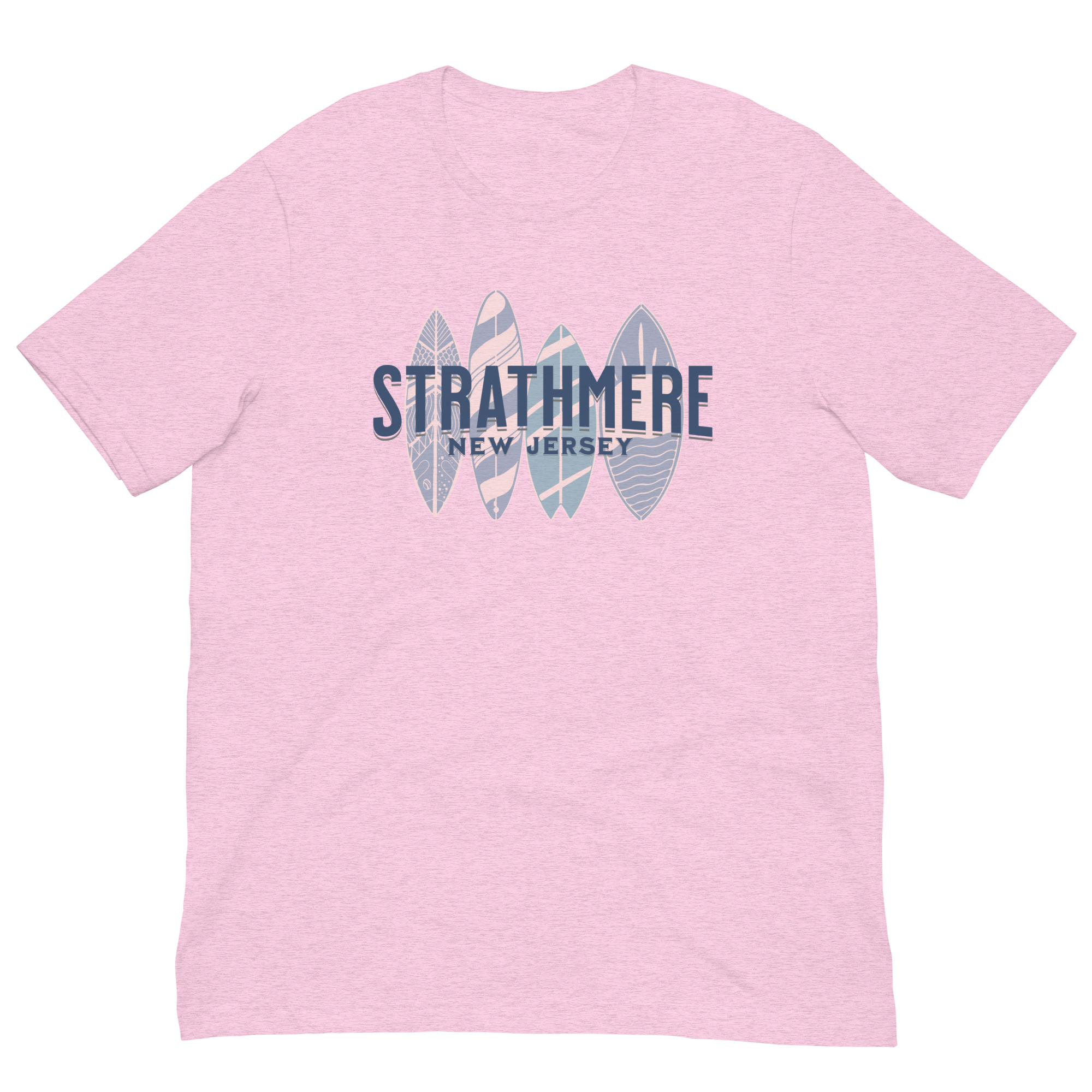 Strathmere surf board Unisex t-shirt - Image 2