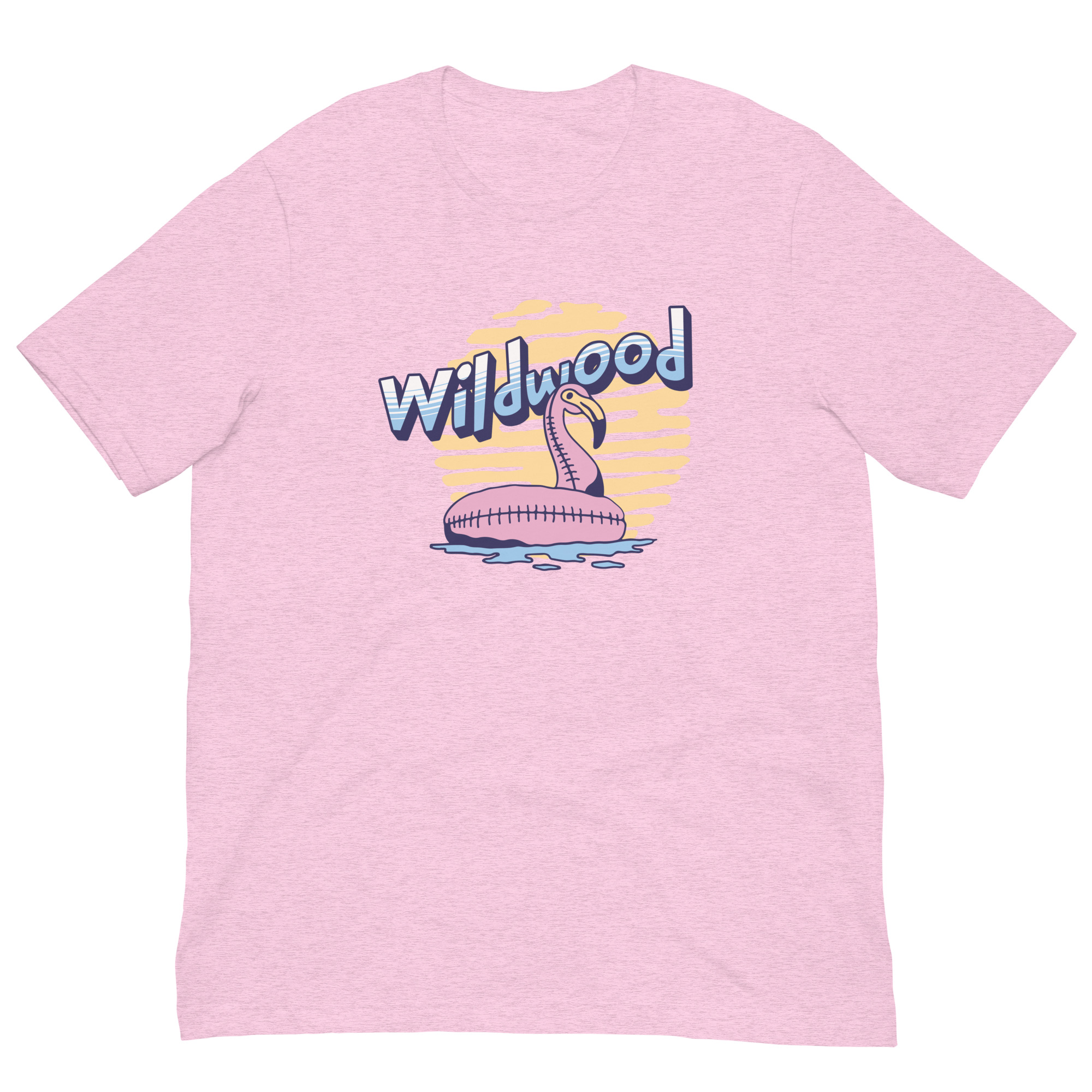 Wildwood flamingo float Unisex t-shirt