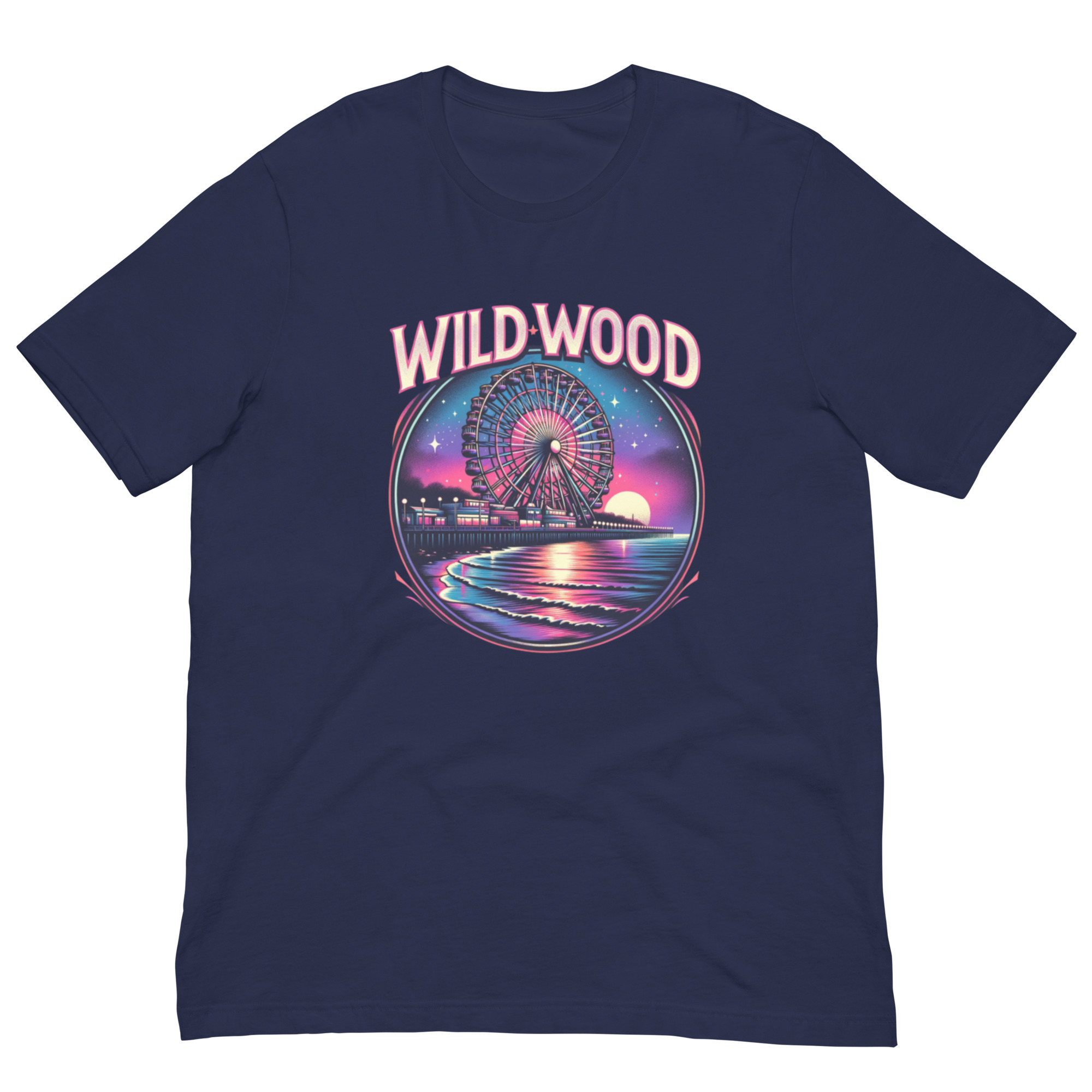 Wildwood ferris wheel Unisex t-shirt - Image 2