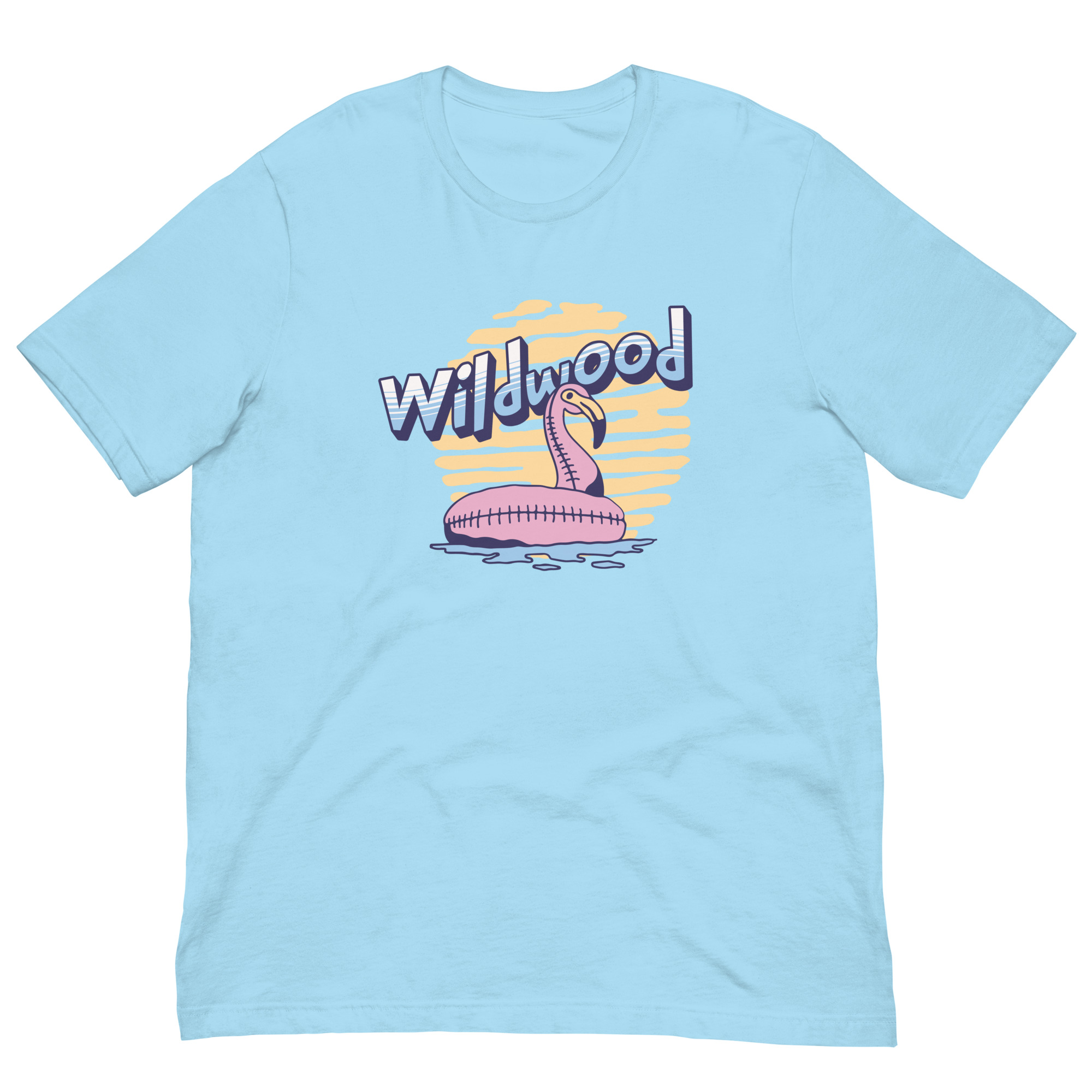 Wildwood flamingo float Unisex t-shirt - Image 2
