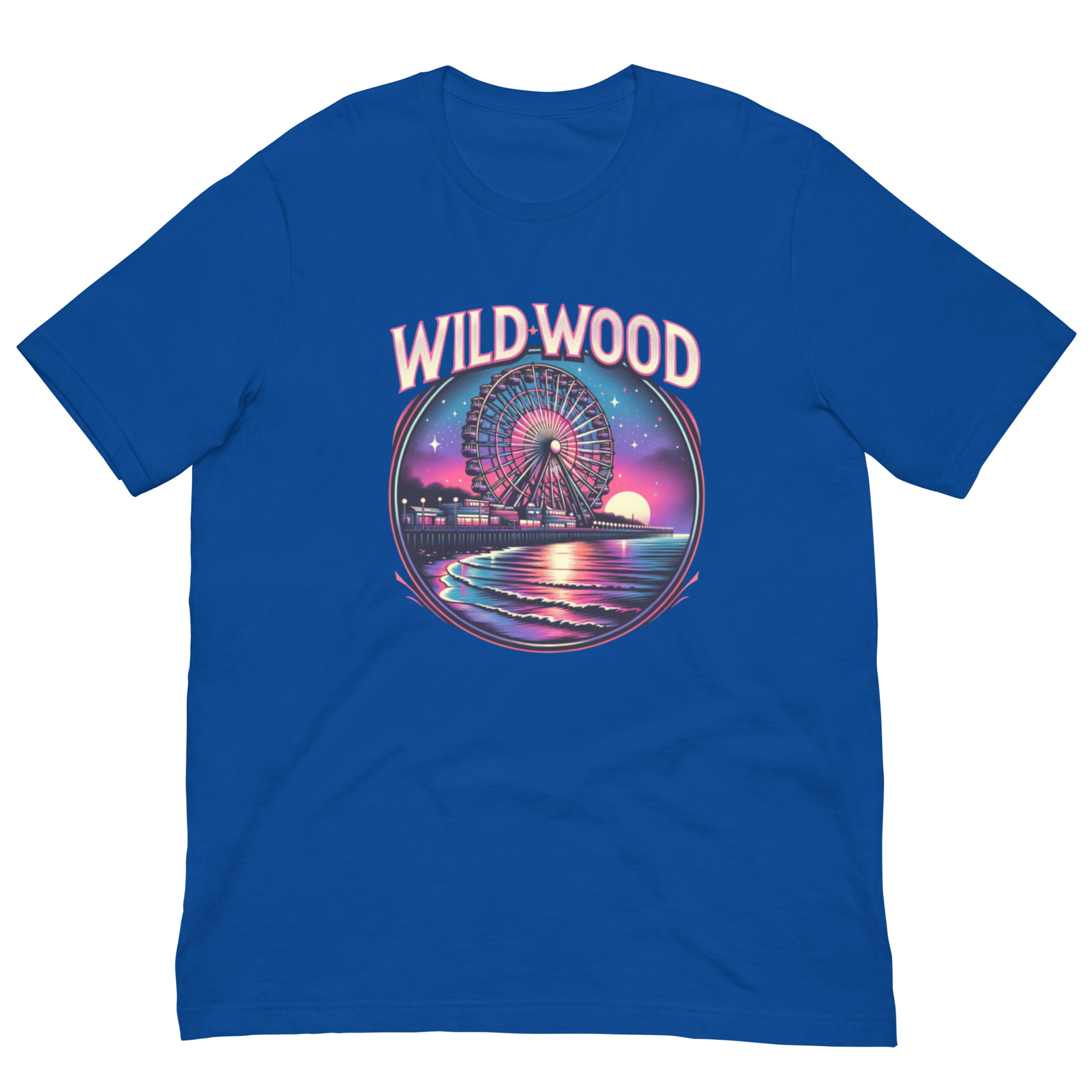 Wildwood ferris wheel Unisex t-shirt - Image 4