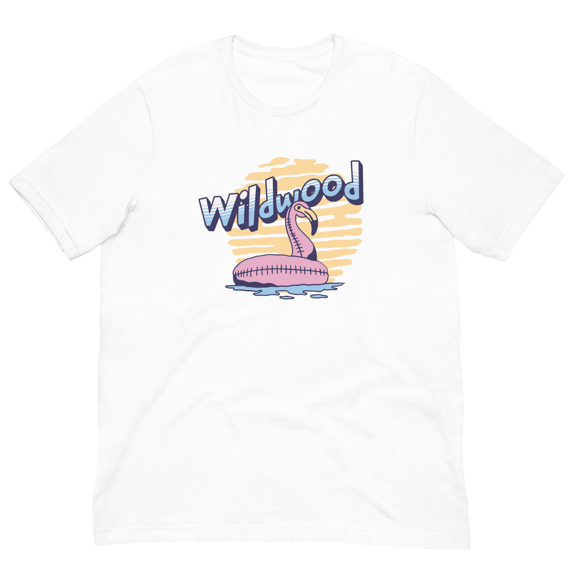Wildwood flamingo float Unisex t-shirt - Image 4